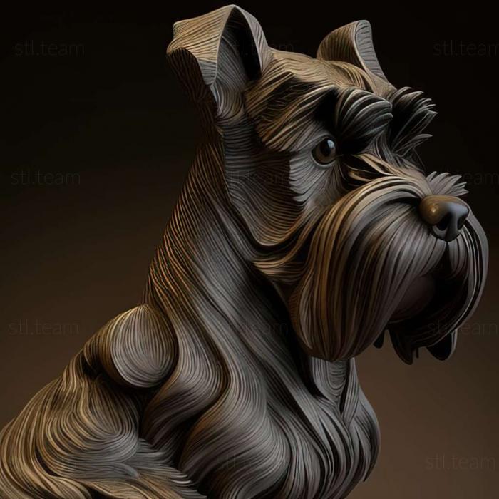 Zwergschnauzer dog